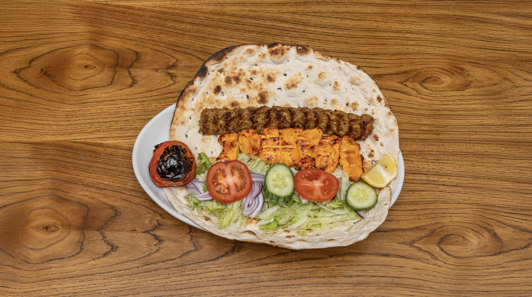 House special joojeh in naan